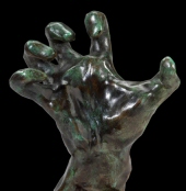 Hönd eftir Rodin